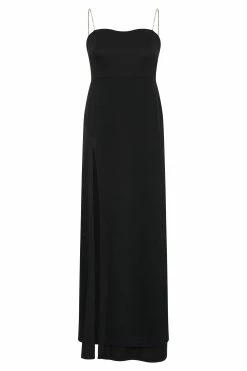 Dionne Criss Cross Diamante Maxi Dress - Black -Meshki Shop B602022.06.24MESHKI 8403