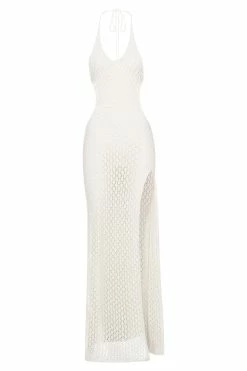 Sky Malia Cut Out Crochet Maxi Dress - Cream -Meshki Shop B622022.07.18MESHKI 8810