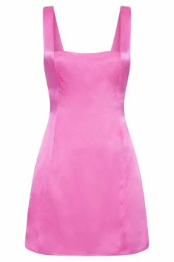 Carina Tie Back Mini Slip Dress - Pink -Meshki Shop B632022.07.26MESHKI 8853