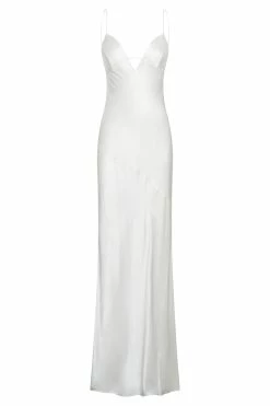 Cora Tie Back Maxi Slip Dress - White 23 Cora Tie Back Maxi Slip Dress - White -Meshki Shop B632022.07.26MESHKI 8913