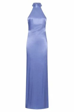 BSD Claire Satin Drape Back Maxi Dress - Lavender -Meshki Shop B632022.07.26MESHKI 8962