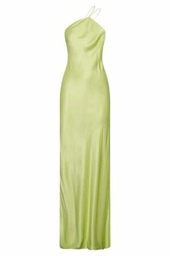 Alena One Shoulder Maxi Dress - Pistachio Green 15 Alena One Shoulder Maxi Dress - Pistachio Green -Meshki Shop B632022.07.26MESHKI 8968