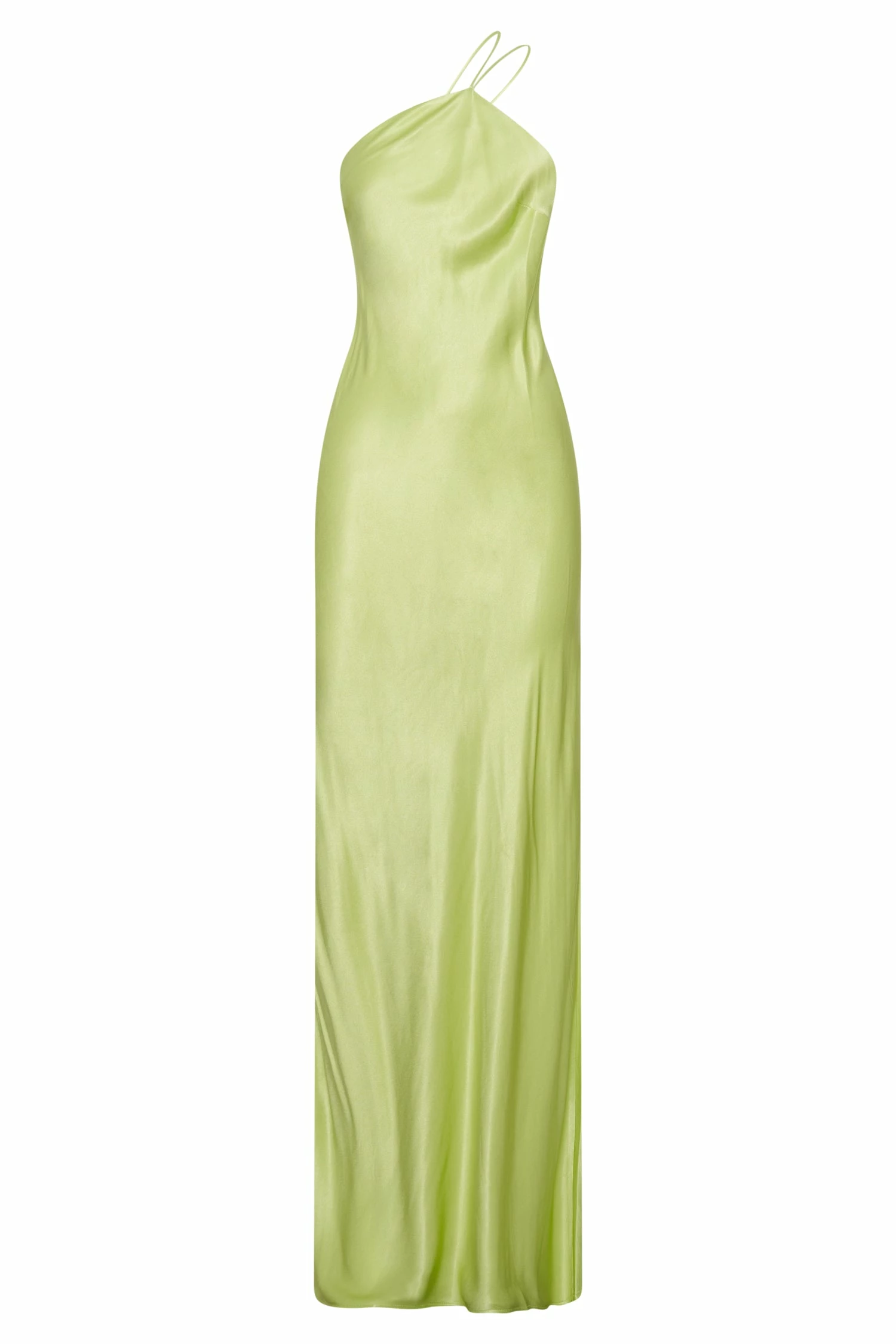 Alena One Shoulder Maxi Dress - Pistachio Green 9 Alena One Shoulder Maxi Dress - Pistachio Green - Image 7