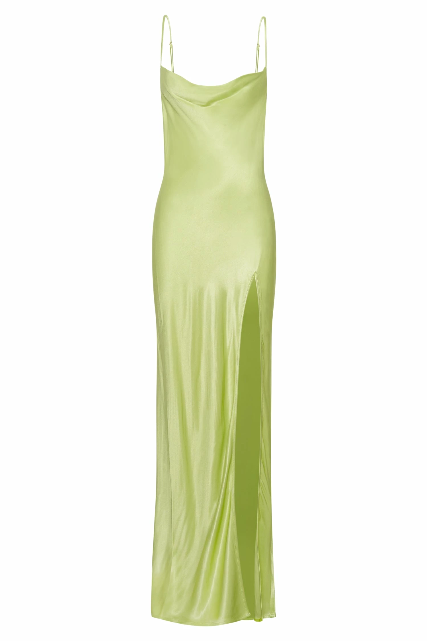Jade Cowl Neck Backless Maxi Dress - Pistachio Green 11 Jade Cowl Neck Backless Maxi Dress - Pistachio Green - Image 9