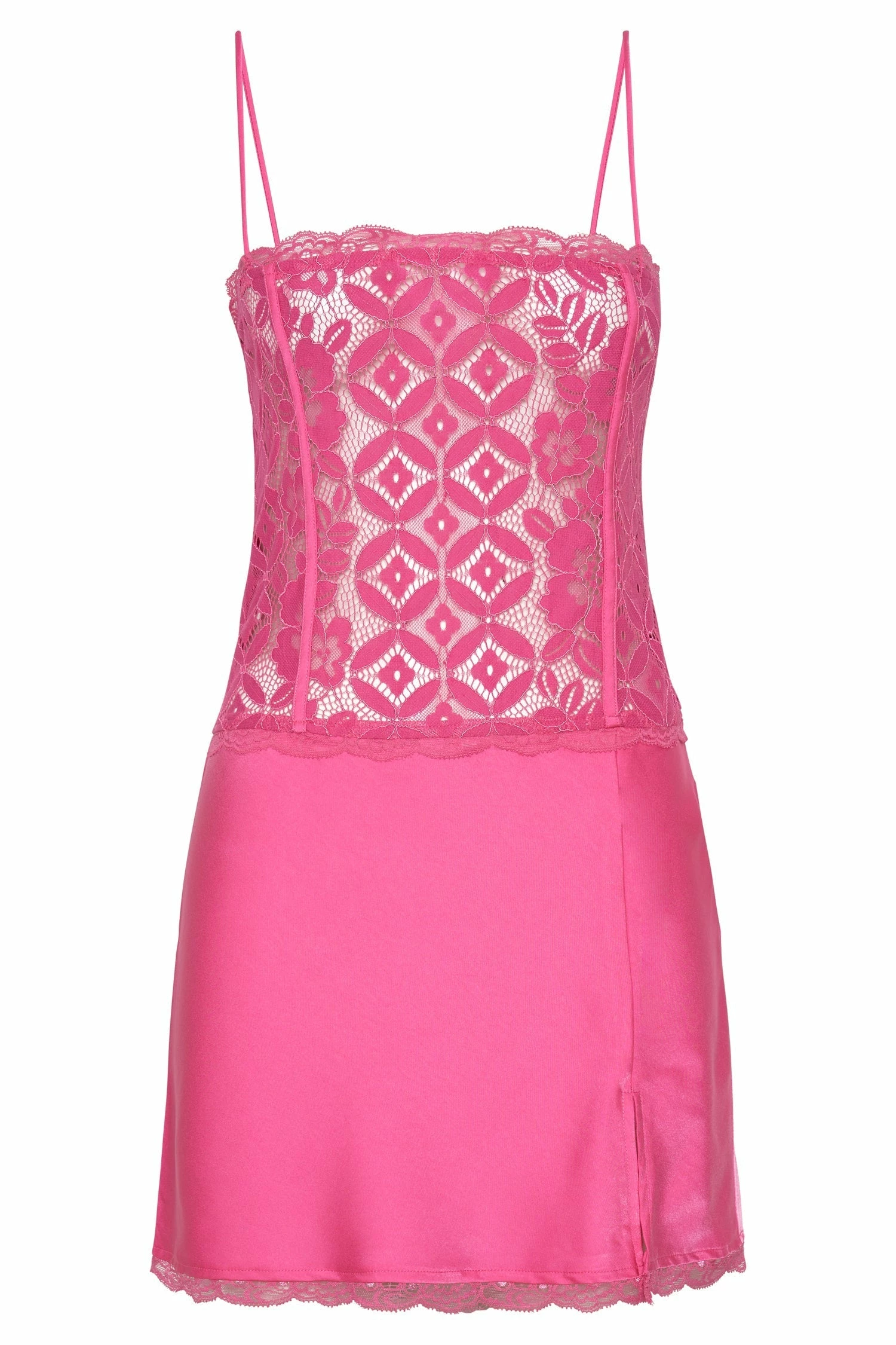 Quincy Lace Mini Dress - Bubblegum Pink 12 Quincy Lace Mini Dress - Bubblegum Pink - Image 10