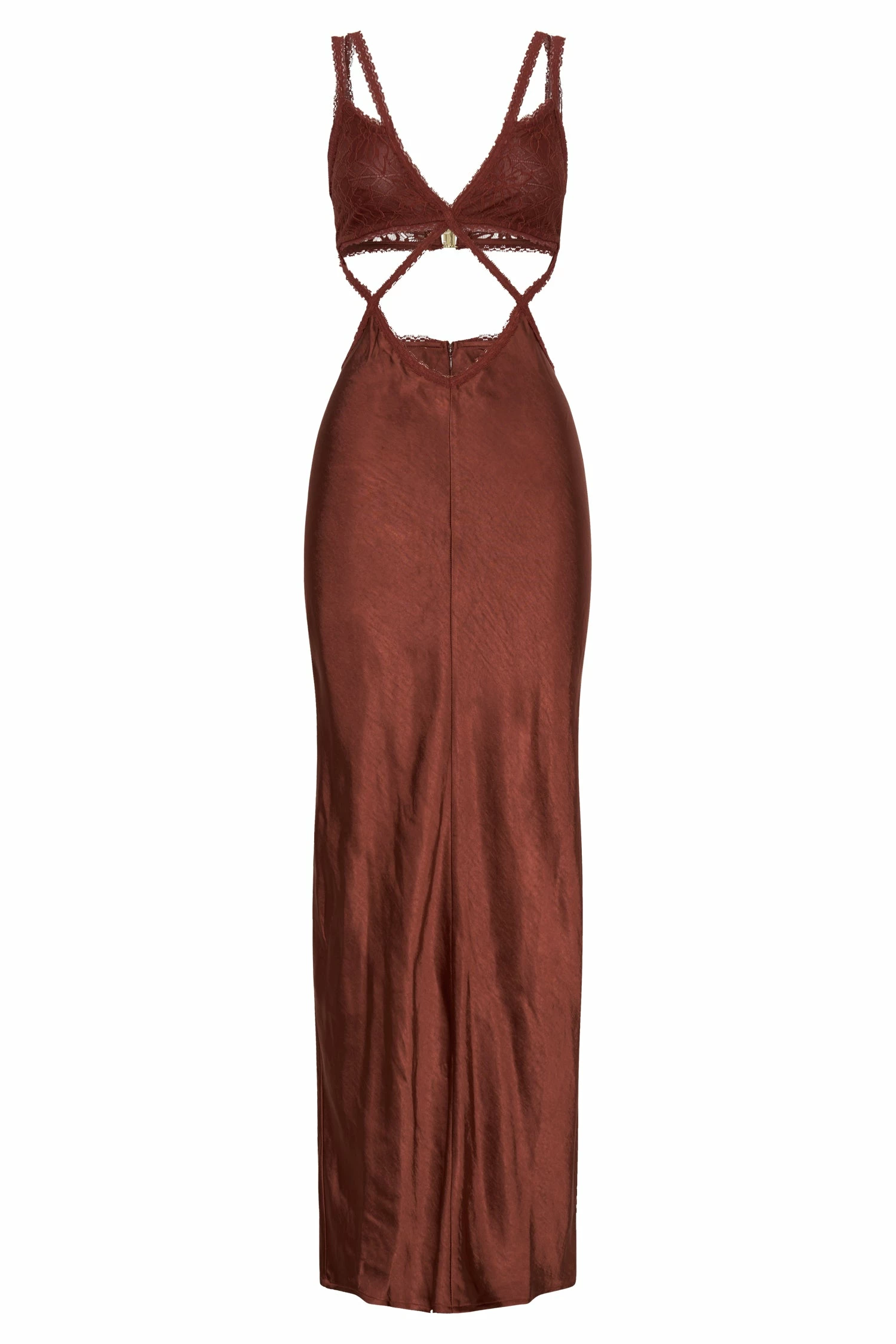 Seraphine Lace Maxi Dress - Cherry Chocolate 11 Seraphine Lace Maxi Dress - Cherry Chocolate - Image 9
