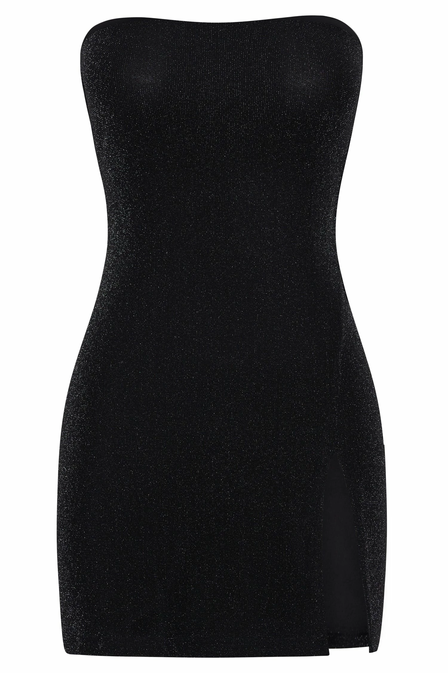 BSD Aurelie Strapless Split Mini Dress - Black 12 BSD Aurelie Strapless Split Mini Dress - Black - Image 10