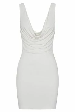 BSD Juliette Cowl Mini Dress - Bone 13 BSD Juliette Cowl Mini Dress - Bone -Meshki Shop B662022.09.14MESHKI 10058