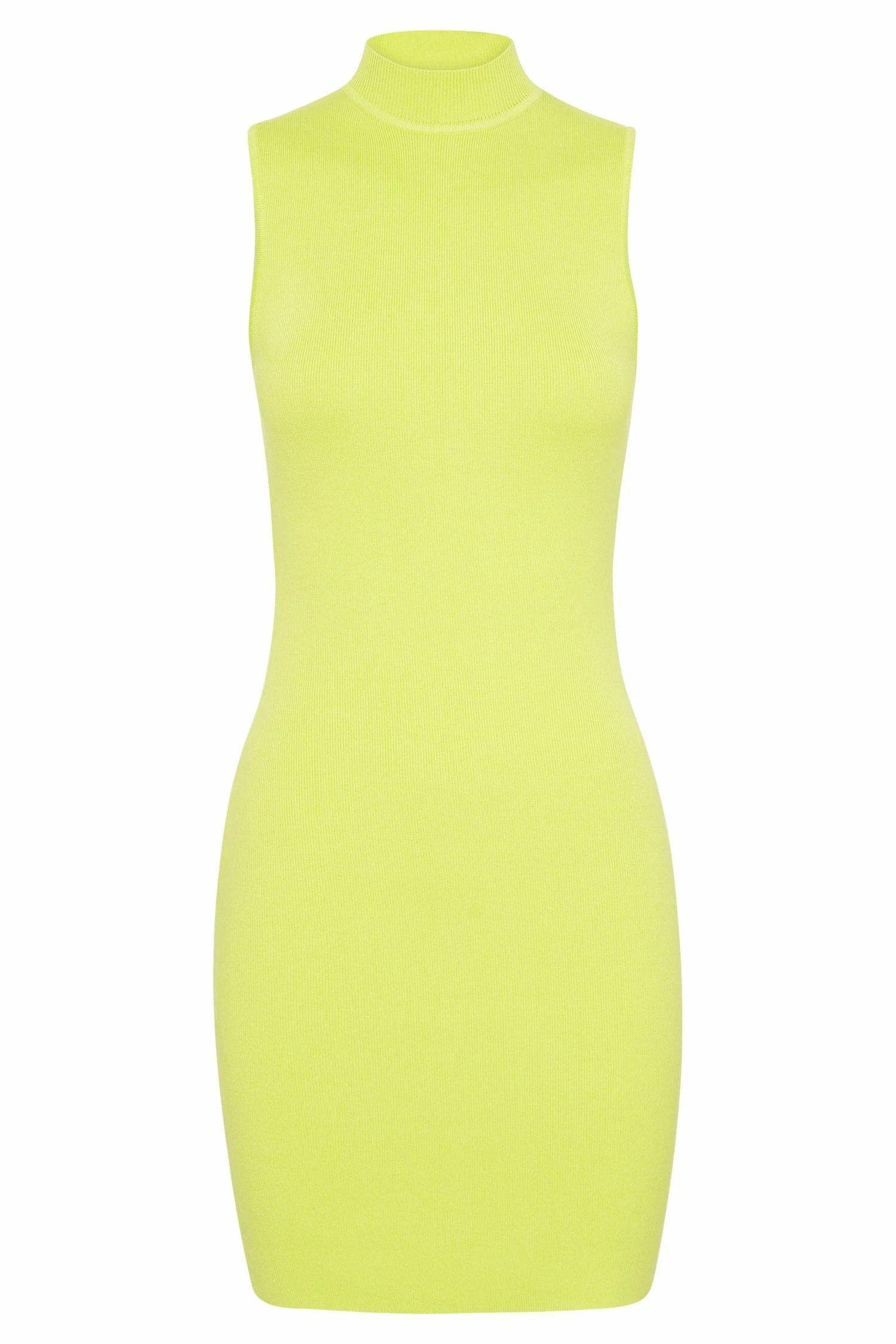 Delia Sleeveless Knit Mini Dress - Fresh Green 9 Delia Sleeveless Knit Mini Dress - Fresh Green - Image 7
