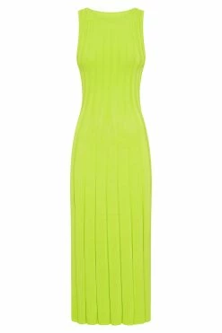 Aspen Back Keyhole Knit Midi Dress - Fresh Green 23 Aspen Back Keyhole Knit Midi Dress - Fresh Green -Meshki Shop B672022.10.05MESHKI 10710