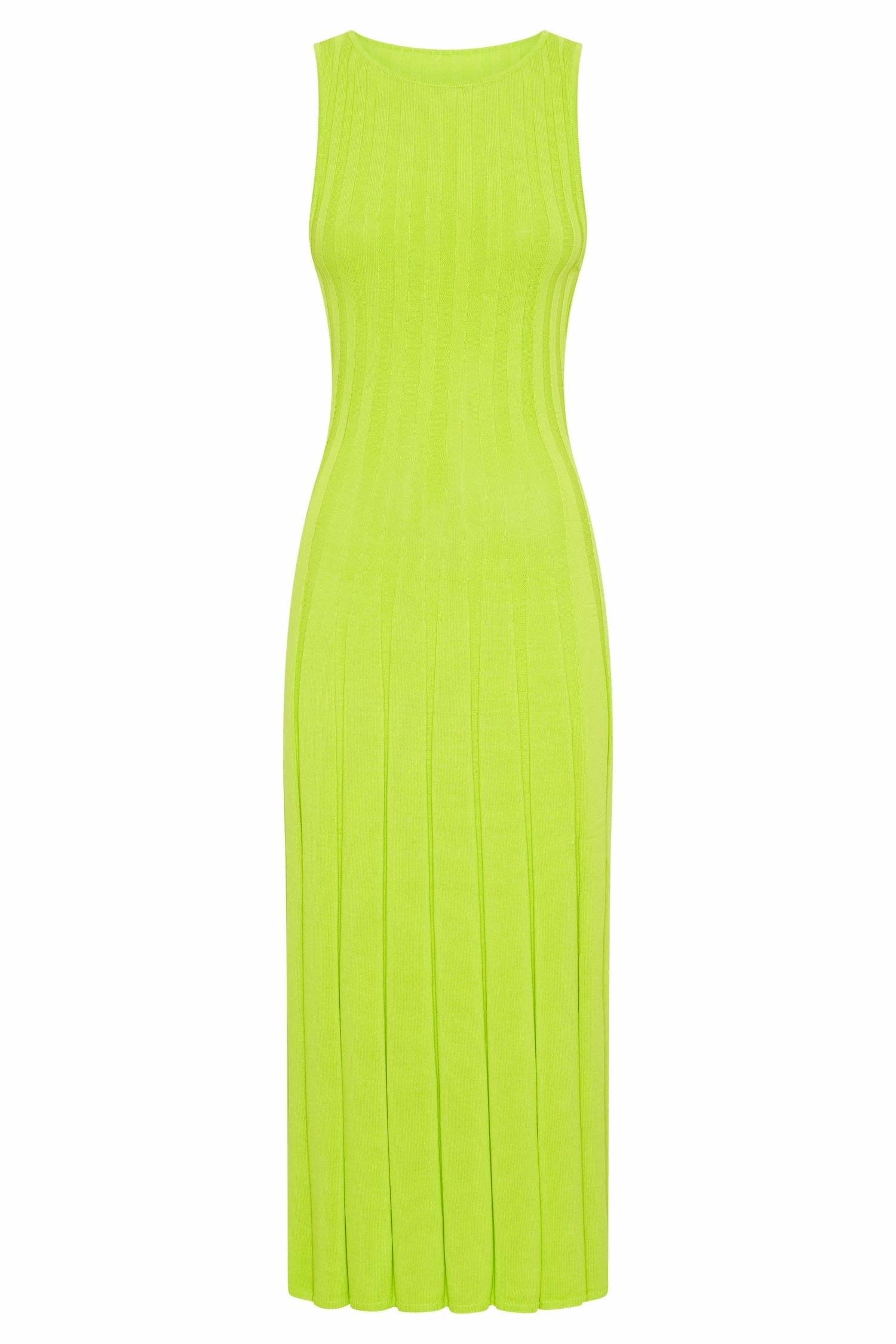 Aspen Back Keyhole Knit Midi Dress - Fresh Green 13 Aspen Back Keyhole Knit Midi Dress - Fresh Green - Image 11