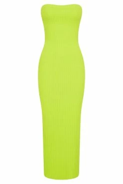 Imani Strapless Knit Maxi Dress - Fresh Green -Meshki Shop B672022.10.05MESHKI 10714