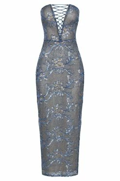 Harriet Sequin Maxi Dress - Blue -Meshki Shop B672022.10.05MESHKI 10844