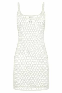 BSD Maris Crochet Mini Dress - White -Meshki Shop B682022.10.11MESHKI 11206