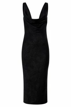 BSD Fallon Cowl Midi Dress - Black 17 BSD Fallon Cowl Midi Dress - Black -Meshki Shop B682022.10.11MESHKI 11429