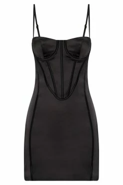 Bridget Corset Mini Dress - Black -Meshki Shop B682022.10.11MESHKI 11455