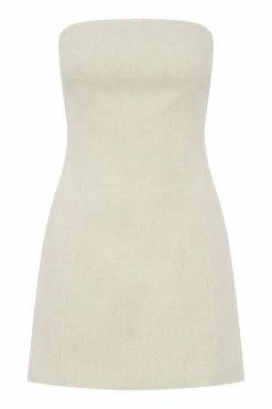 Maci Linen Mini Dress - Natural -Meshki Shop B682022.10.11MESHKI 11493