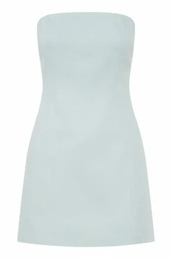 Maci Linen Mini Dress - Powder Blue -Meshki Shop B682022.10.11MESHKI 11494
