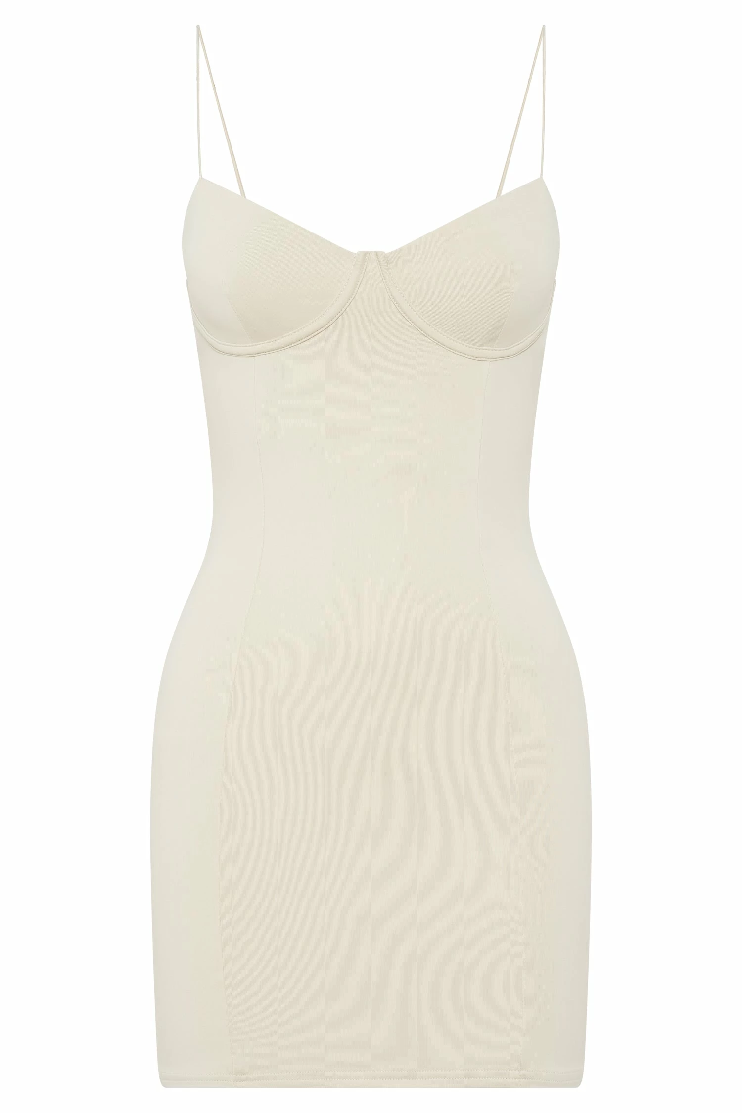 Misty Contour Mini Dress - Cream 9 Misty Contour Mini Dress - Cream - Image 7