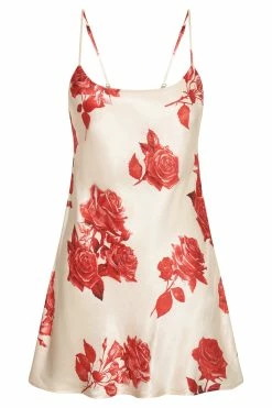 Valentina Satin Mini Dress - Rose Print 19 Valentina Satin Mini Dress - Rose Print -Meshki Shop B712022.11.14MESHKI 12249