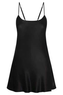 Valentina Satin Mini Dress - Black -Meshki Shop B712022.11.14MESHKI 12267