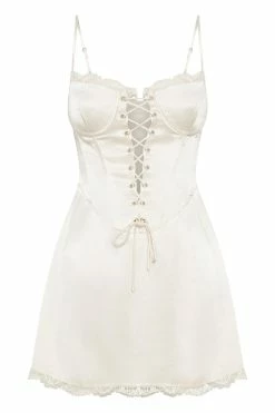 Kalila Corset Mini Dress - Ivory -Meshki Shop B712022.11.14MESHKI 12501