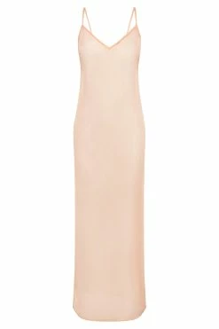 Phoebe Sheer Iridescent Maxi Dress - Peach 19 Phoebe Sheer Iridescent Maxi Dress - Peach -Meshki Shop B712022.11.14MESHKI 12536