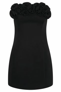 Brooks Rose Mini Dress - Black -Meshki Shop B722022.12.07MESHKI 12773