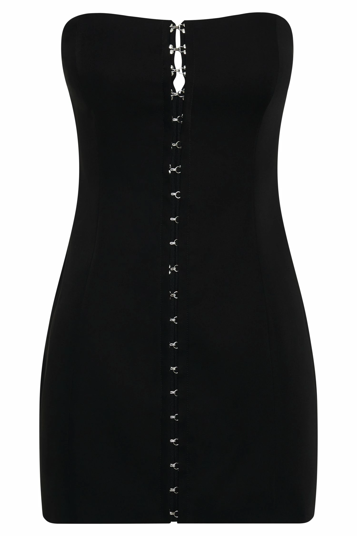 Ornella Hook And Eye Mini Dress - Black 11 Ornella Hook And Eye Mini Dress - Black - Image 9