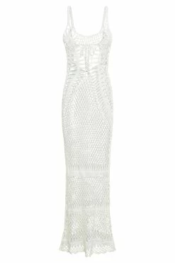 BSD Josephine Crochet Maxi Dress - White -Meshki Shop B732022.12.07MESHKI 13047