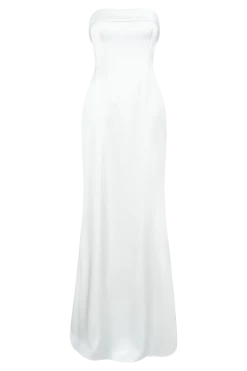 Kaitlin Strapless Gown - White -Meshki Shop B742023.01.13MESHKI 13375