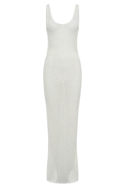 Abbey Ladder Knit Cowl Maxi Dress - White 17 Abbey Ladder Knit Cowl Maxi Dress - White -Meshki Shop B792023.03.29MESHKI305