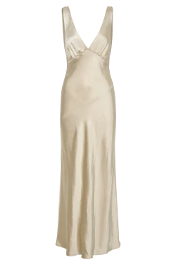 Nadia Maxi Satin Dress With Back Cowl - Gold 21 Nadia Maxi Satin Dress With Back Cowl - Gold -Meshki Shop B792023.03.29MESHKI317