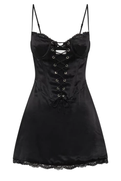 Kalila Corset Mini Dress - Black -Meshki Shop B792023.03.29MESHKI333