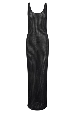 Abbey Ladder Knit Cowl Maxi Dress - Black 15 Abbey Ladder Knit Cowl Maxi Dress - Black -Meshki Shop B802023.04.13MESHKI 14110