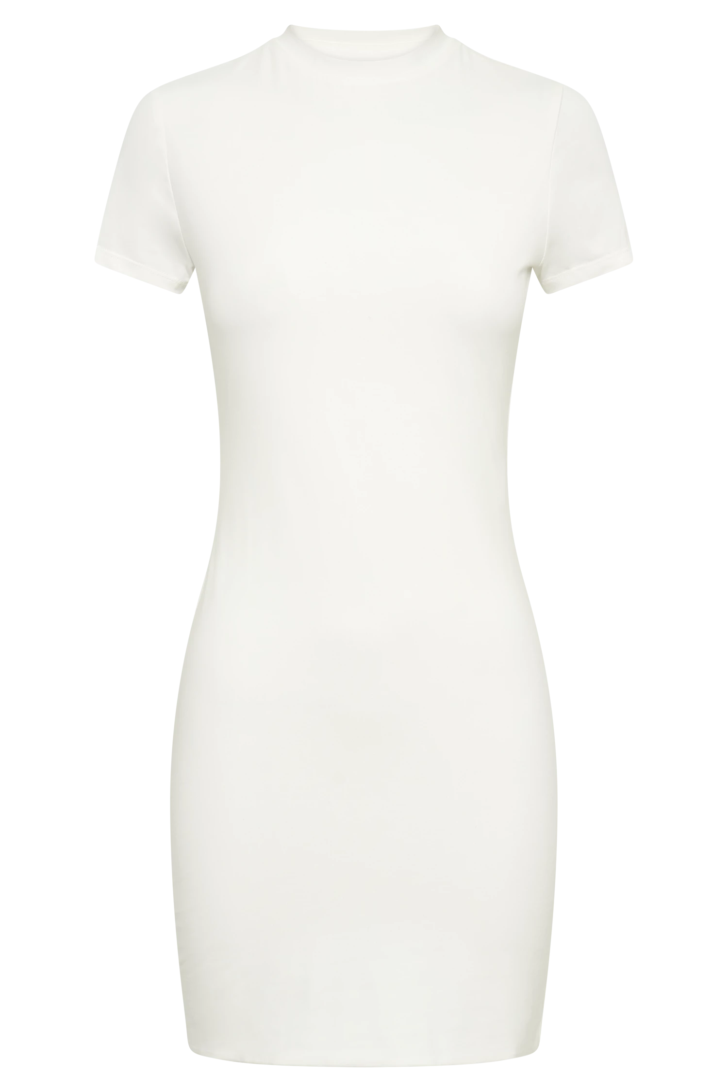 Halston Short Sleeve Mini Dress - White 10 Halston Short Sleeve Mini Dress - White - Image 8