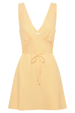 Nessa Linen Mini Dress - Mango 17 Nessa Linen Mini Dress - Mango -Meshki Shop B812023.04.18MESHKI 416
