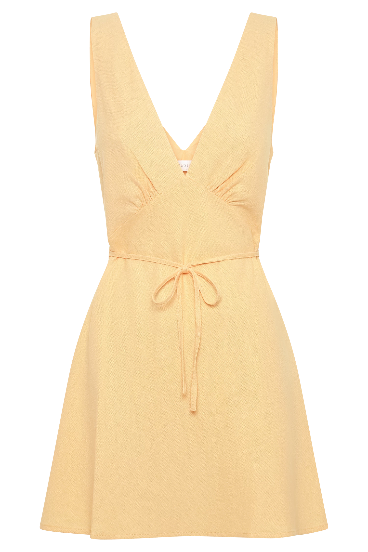 Nessa Linen Mini Dress - Mango 10 Nessa Linen Mini Dress - Mango - Image 8