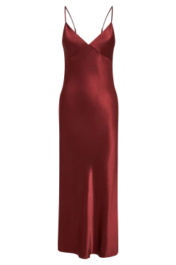 Kiko Satin Chiffon Midi Dress - Berry 18 Kiko Satin Chiffon Midi Dress - Berry -Meshki Shop B842023.06.01MESHKI 485