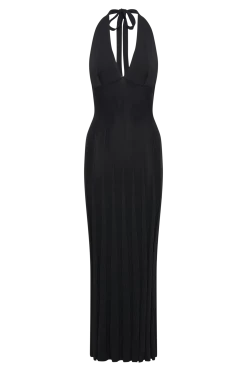 Caity Ribbed Halter Maxi Dress - Black 15 Caity Ribbed Halter Maxi Dress - Black -Meshki Shop B842023.06.01MESHKI 493