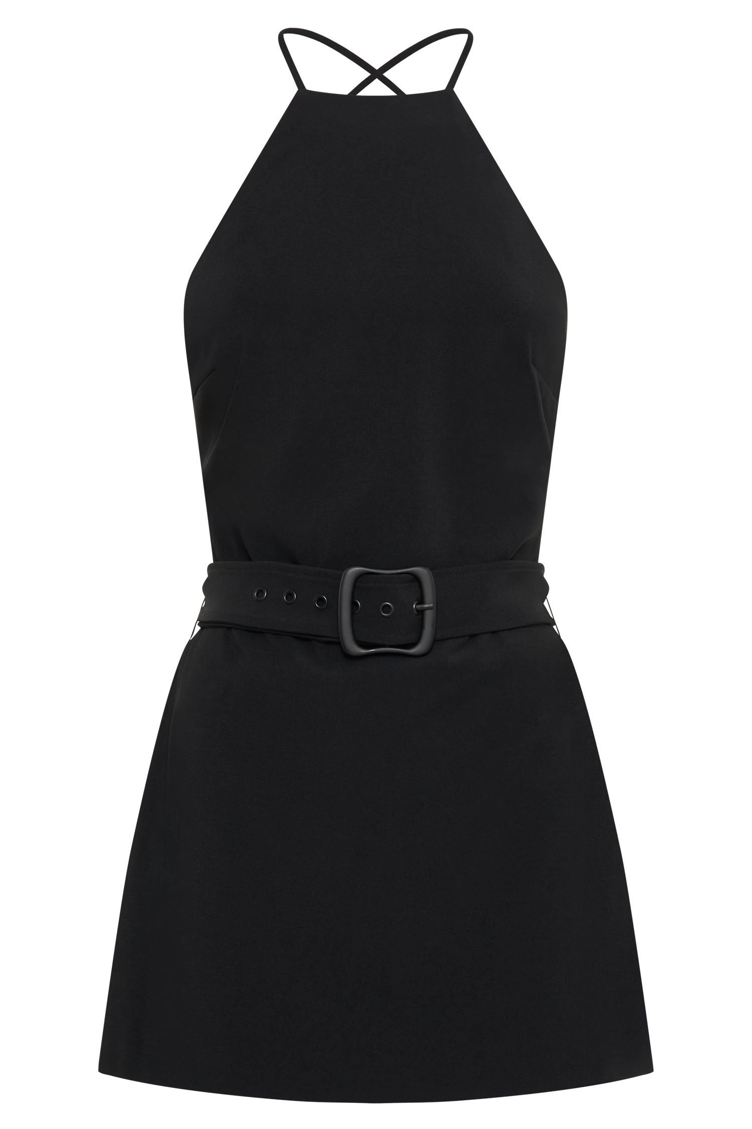 Diana Suiting Mini Dress - Black 9 Diana Suiting Mini Dress - Black - Image 7