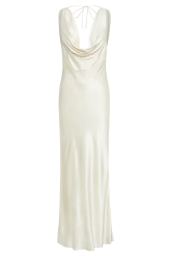 Angelique Satin Cowl Back Maxi Dress - Ivory 15 Angelique Satin Cowl Back Maxi Dress - Ivory -Meshki Shop B842023.06.01MESHKI 572