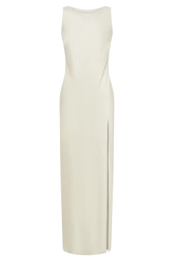 Gemima Satin Maxi Dress With Split - Ivory 19 Gemima Satin Maxi Dress With Split - Ivory -Meshki Shop B852023.06.22MESHKI 586
