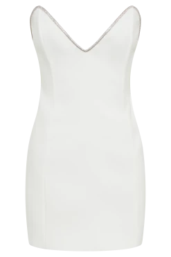 Madi Suiting Mini Dress With Diamante Rope - White 15 Madi Suiting Mini Dress With Diamante Rope - White -Meshki Shop B852023.06.22MESHKI 689
