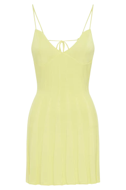 Kendra Rib Knit Mini Dress - Lemon 17 Kendra Rib Knit Mini Dress - Lemon -Meshki Shop B852023.06.22MESHKI 699