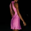 Claire A Line Mini Dress - Pink