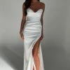 Marilyn Corset Gown - White -Meshki Shop Marilyn