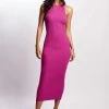 Sienna Knit Midi Dress - Violet -Meshki Shop MeshkiEcom26.0418770