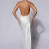 Sera Diamante Maxi Dress With Low Back - White -Meshki Shop Meshkiecom08.0630100