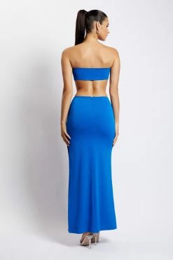 Marissa Strapless Maxi Dress With Waist Tie - Cobalt Blue 13 Marissa Strapless Maxi Dress With Waist Tie - Cobalt Blue -Meshki Shop Meshkiecom23.110608